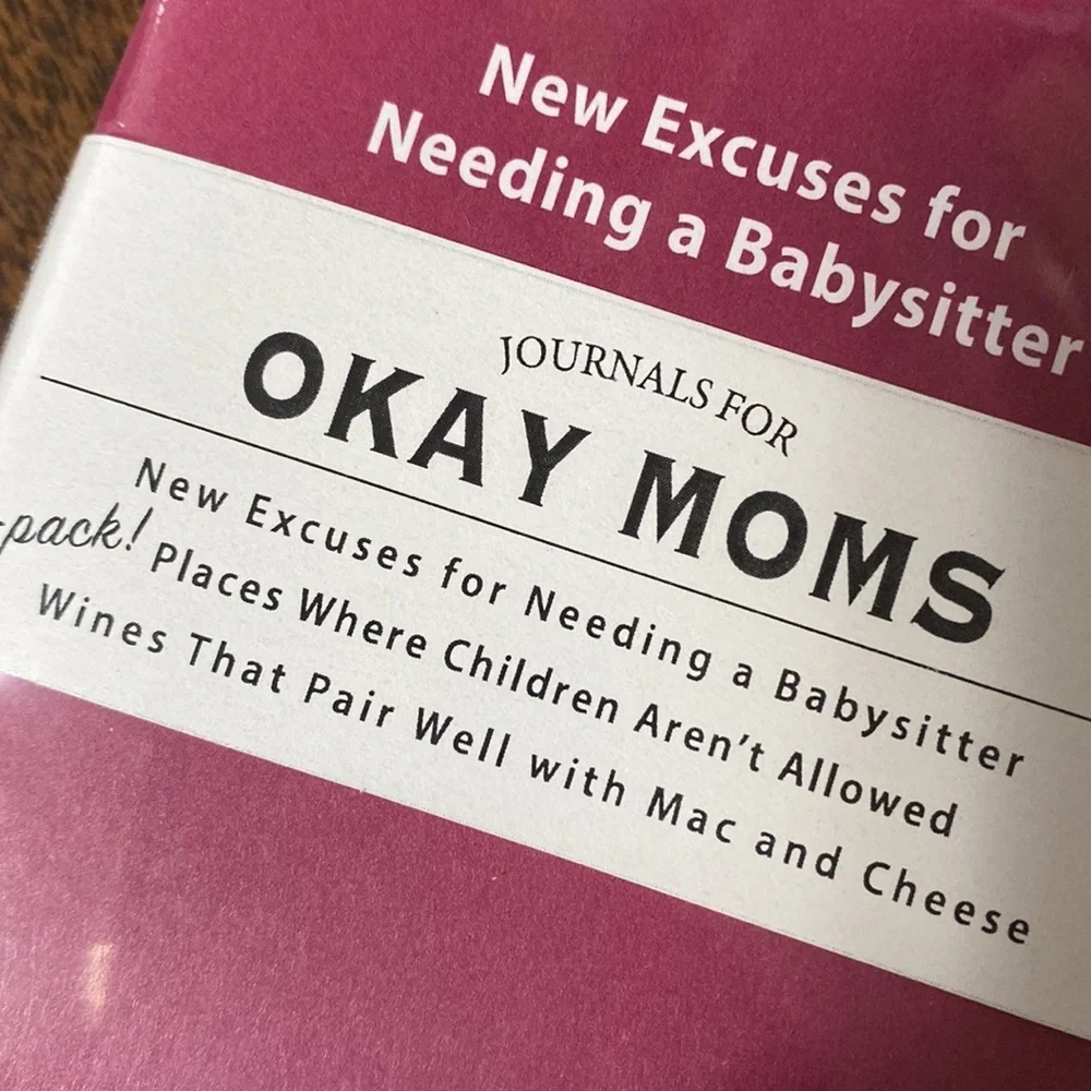 Pocket Size Journals WHISKEY RIVER SOAP Co. “OKAY MOMS” 3 Note Pads NWOT Sealed